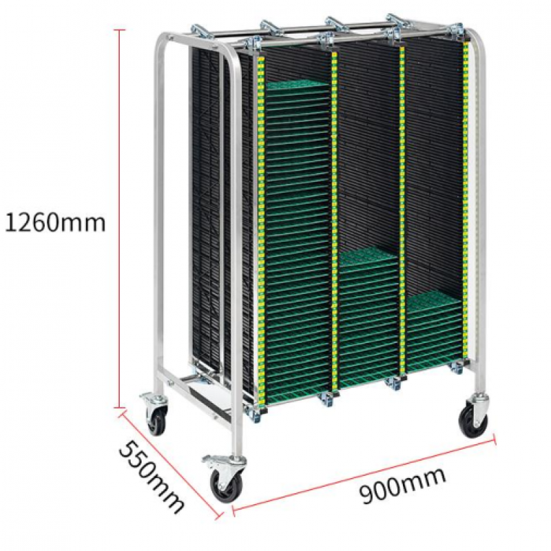 ESD SMT Trolley for Electronics Manufacturing