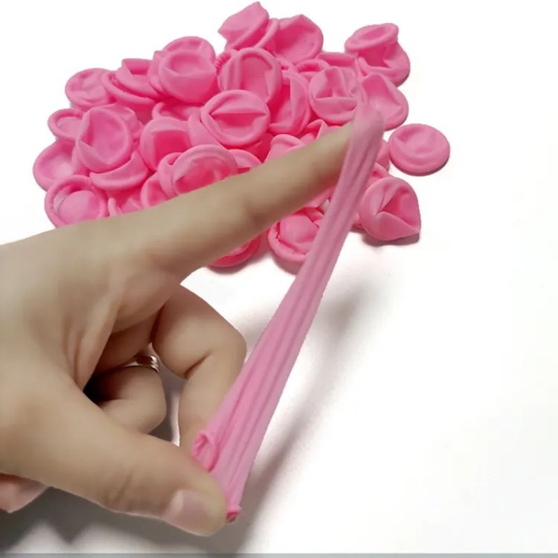 Anti-Static ESD Finger Cots – Powder-Free, Latex, Anti-Slip, Pink (Size S/M/L) – Ideal for Sensitive & Static-Prone Work