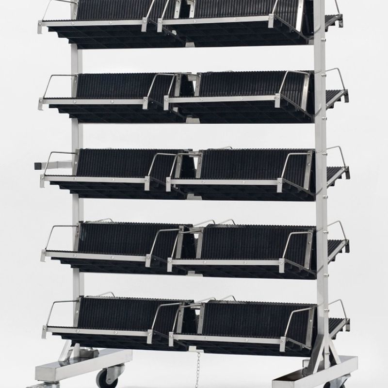 SK906020 ESD PCB Trolley Storage – High-Capacity, Anti-Static Handling Solution