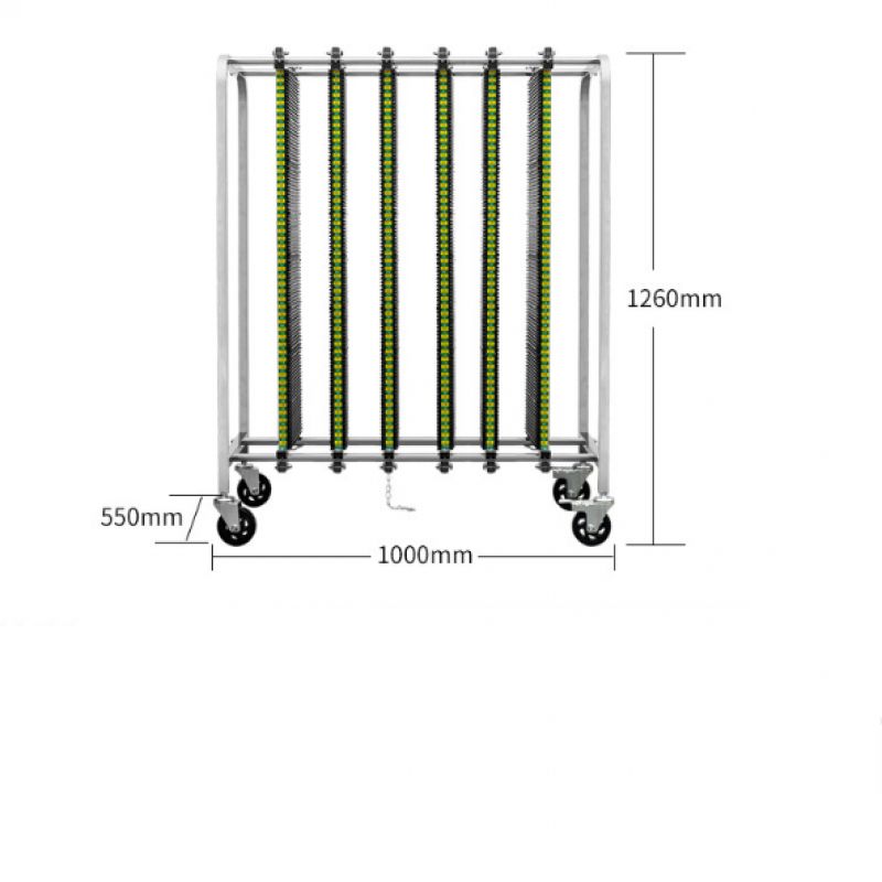 SK460-5 Columns ESD SMT Trolley Cart: The Ultimate Static-Safe Storage and Transport Solution